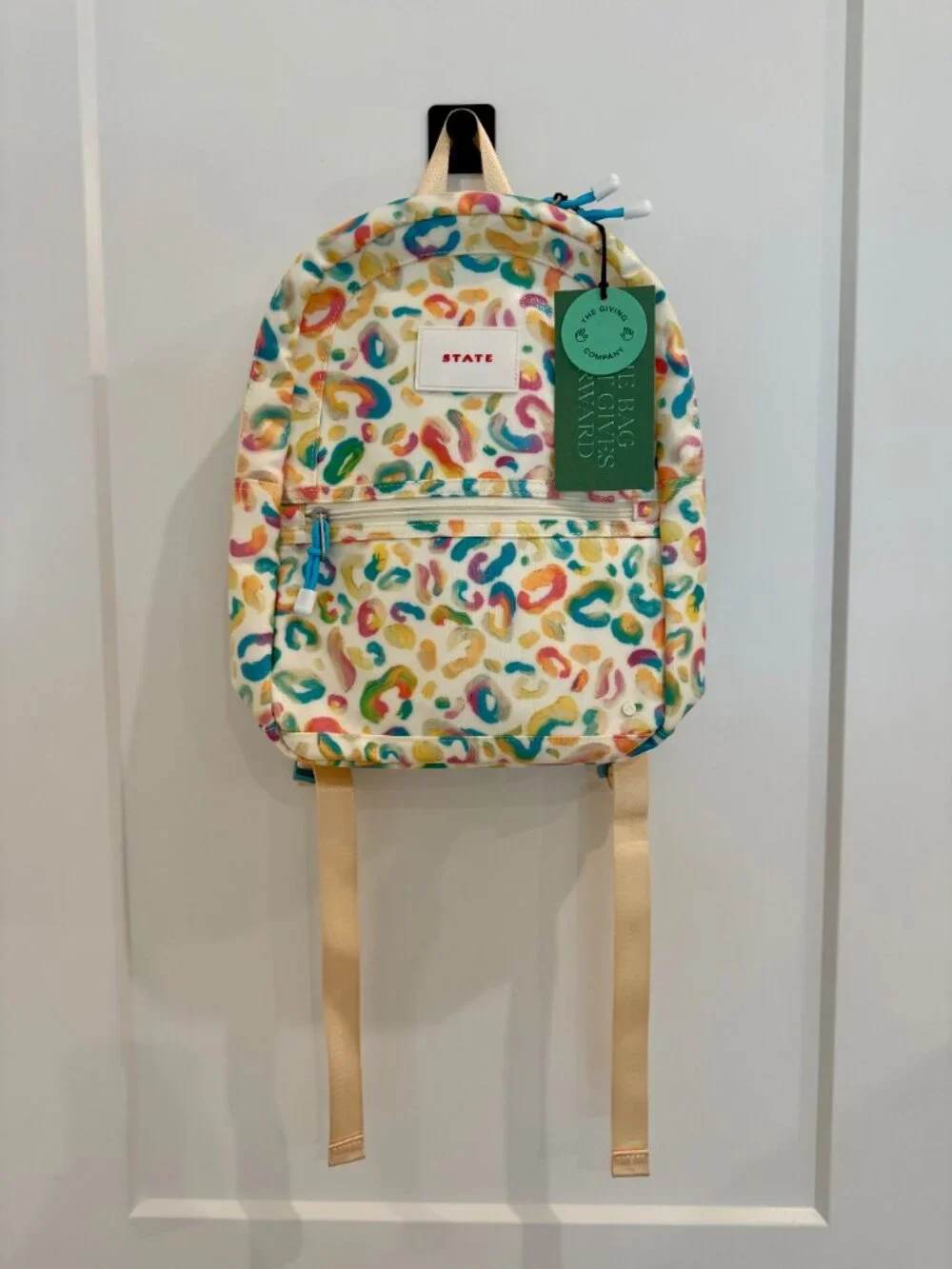 NWT - Kids Kane Mini Travel Backpack Painterly Animal Print